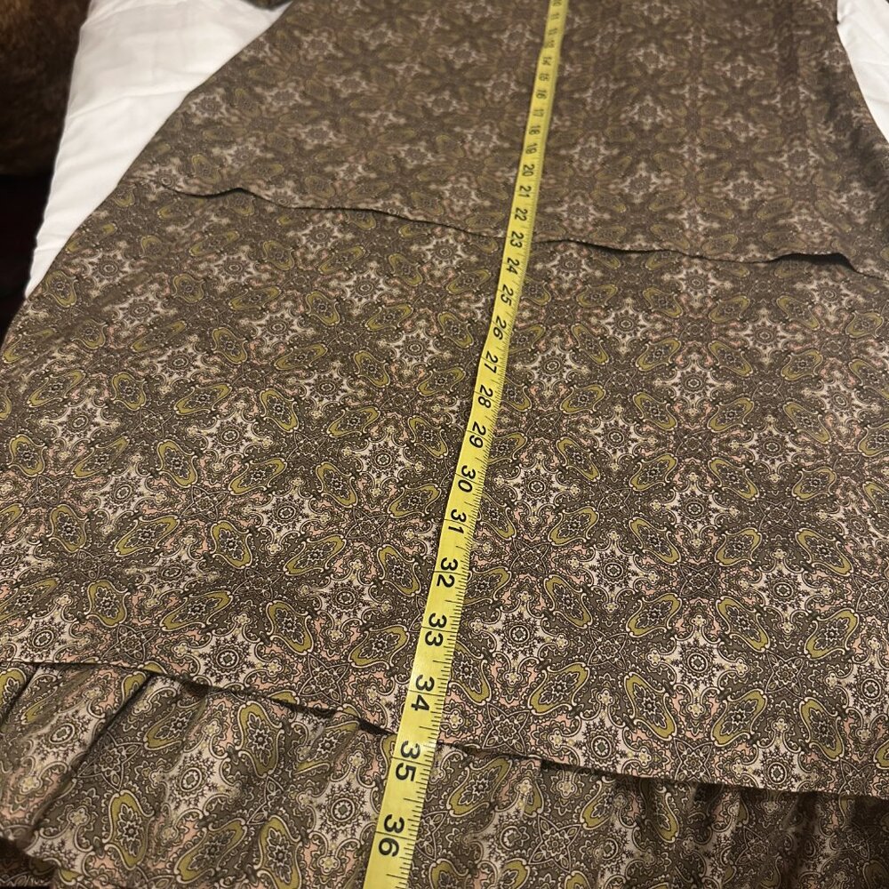 NWT Marc Jacobs 100% Silk Midi Dress With Tiered Ruffles - Picture 10 of 10